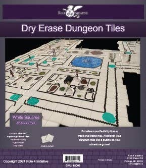 Dry Erase Dungeon Tiles, various colors, shapes, and sizes - Image 13