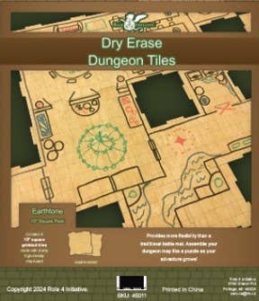 Dry Erase Dungeon Tiles, various colors, shapes, and sizes - Image 14