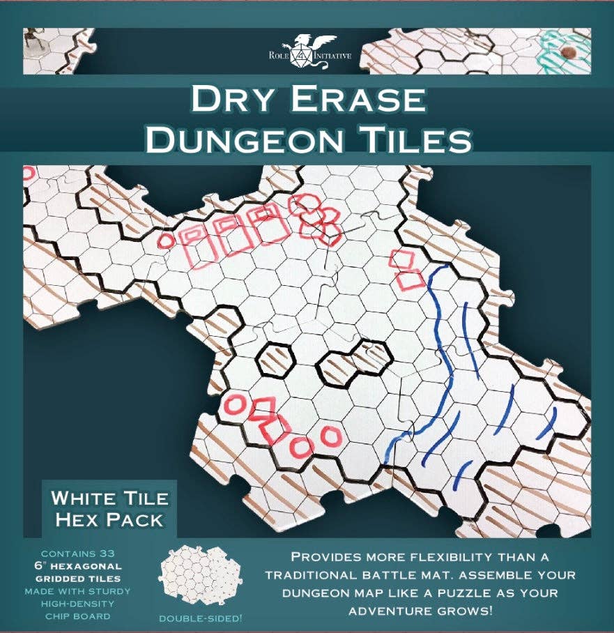 Dry Erase Dungeon Tiles, various colors, shapes, and sizes - Image 16
