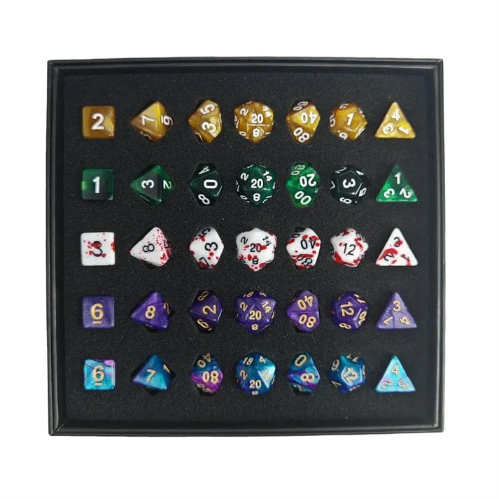 Dungeoneers Dice Bundle - 5 Sets Polymer Dice - Image 4