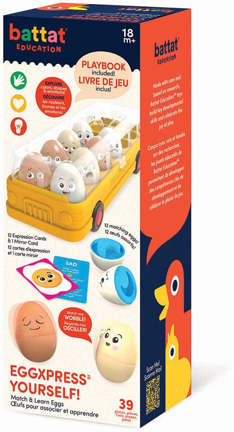 Battat Eggxpress Yourself! Match & Learn Eggs - Image 2
