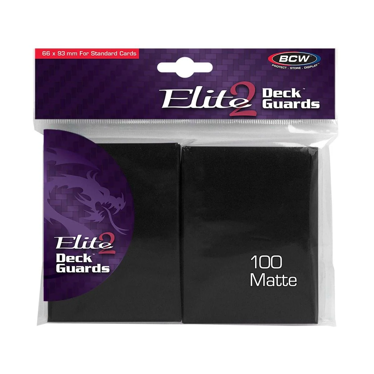 Elite 2 Black 100 Sleeves