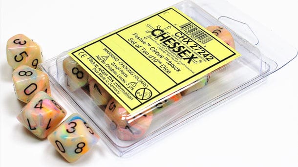 Festive Circus Black d10 set - Image 2