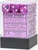 Festive® 12mm D6 Violet/white Dice Block™ (36 dice) - Image 4