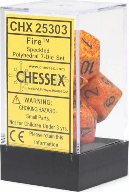 Speckled® Polyhedral Fire 7-Die Set - Image 2
