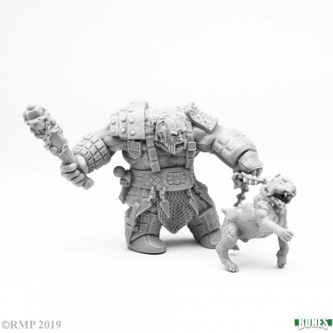 Fire Giant and Hell Hound