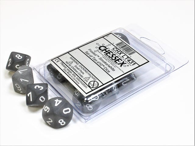 Frosted Smoke White d10 set - Image 2