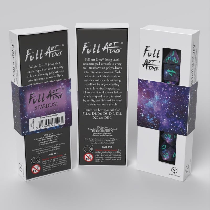 Full Art Dice® Set: Stardust