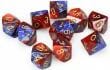 Gemini 2: Blue Red/Gold D10 Set - Image 5
