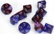Gemini Blue Purple Gold d10 set - Image 5