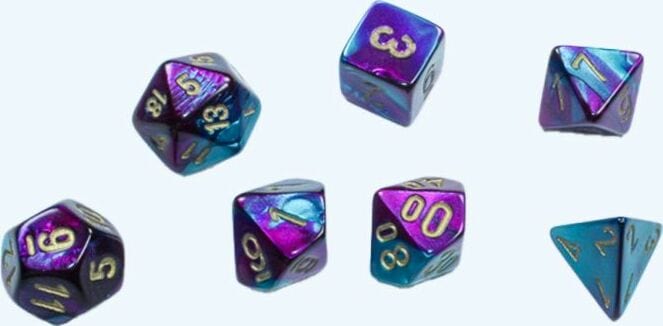 Gemini Purple Teal Gold Mini 7
