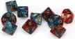 Gemini Red Teal Gold d10 set - Image 5