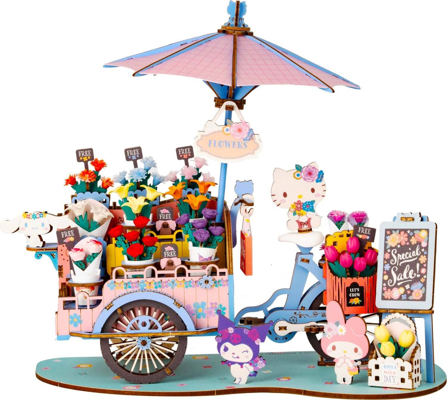Hello Kitty® and Friends Flower Cart - Image 4
