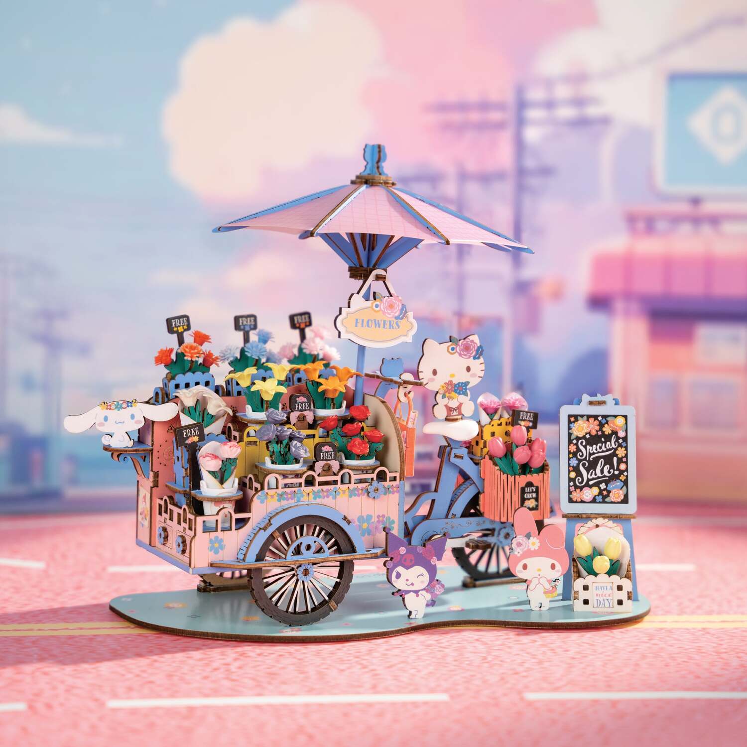 Hello Kitty® and Friends Flower Cart - Image 5