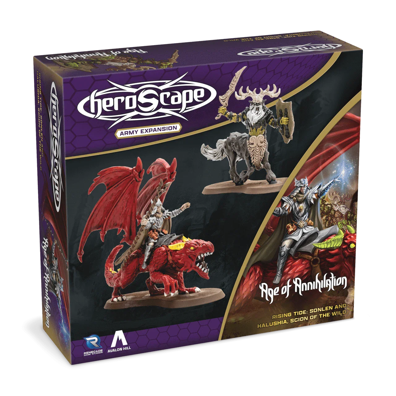 Heroscape: Rising Tide – Sonlen & Halushia, Scion of the Wild Army Expansion