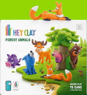Hey Clay Forest Animals