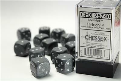 Speckled® 16mm D6 Hi-Tech™ Dice Block™ (12 dice) - Image 3