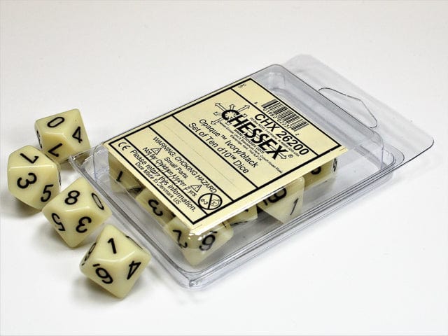 Opaque: Ivory/Black 10d10 - Image 4