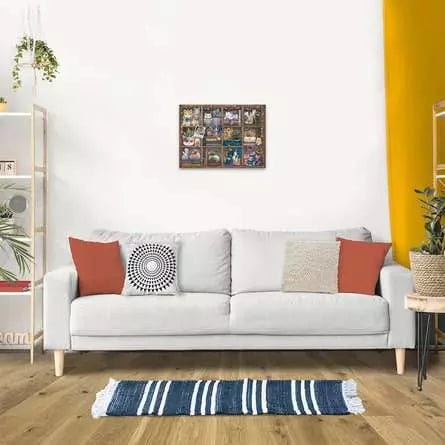 Jigsaw Puzzle Cubby Cats and Succulents - 500 Pieces Puzzle - Image 3