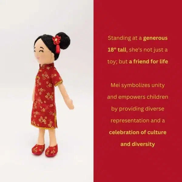 Joeydolls Chinese ‘Mei’ Cultural Doll - Image 5