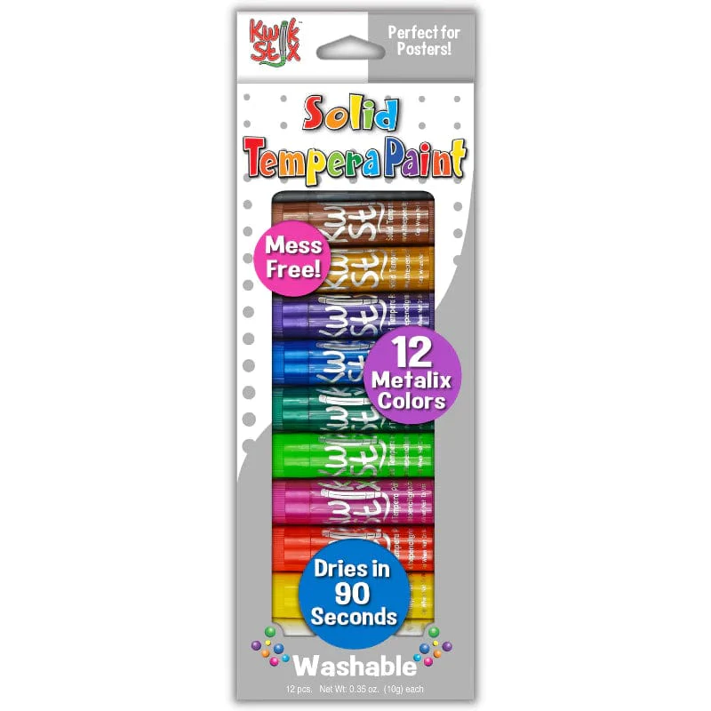 Kwik Stix Metallic Colors- 12 pk