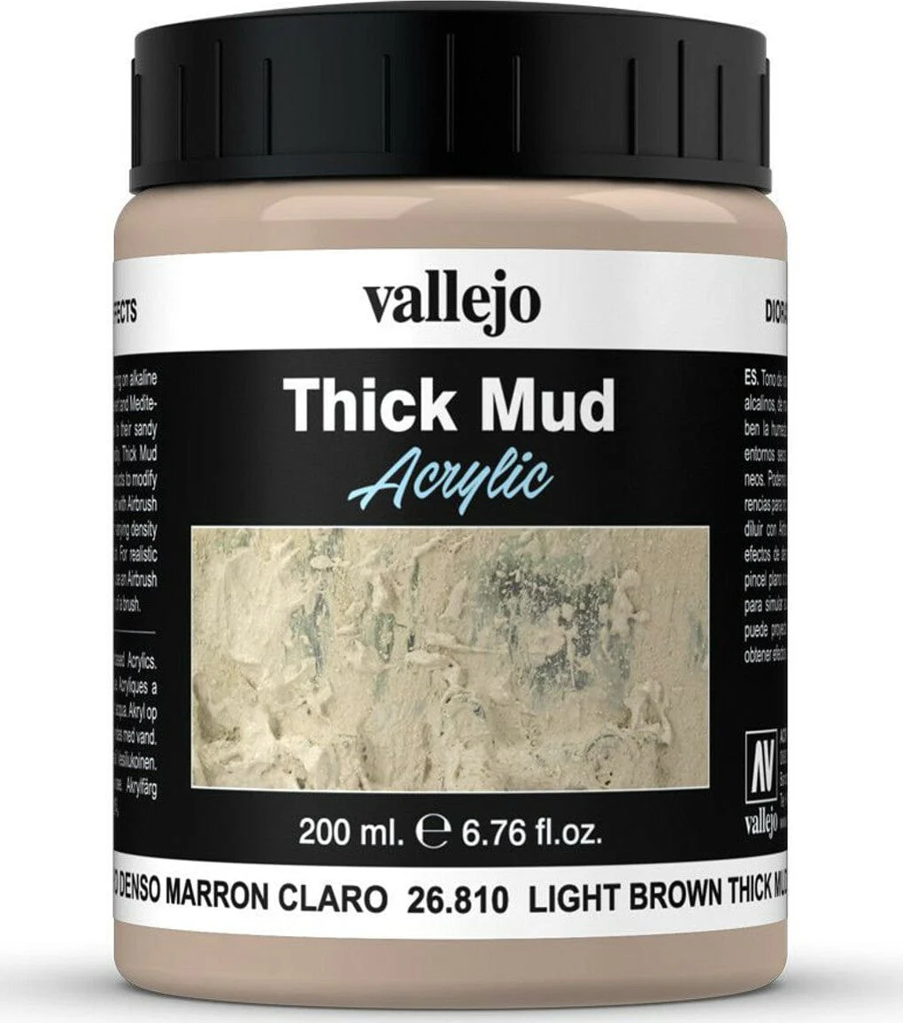 Light Brown Thick Mud 200ml - Image 2
