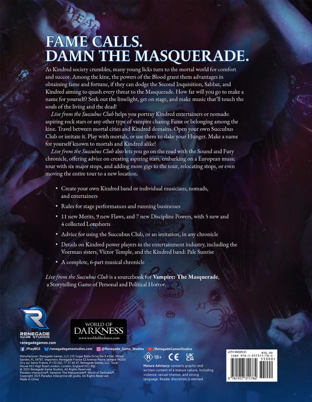 Live from the Succubus Club Sourcebook - Image 2