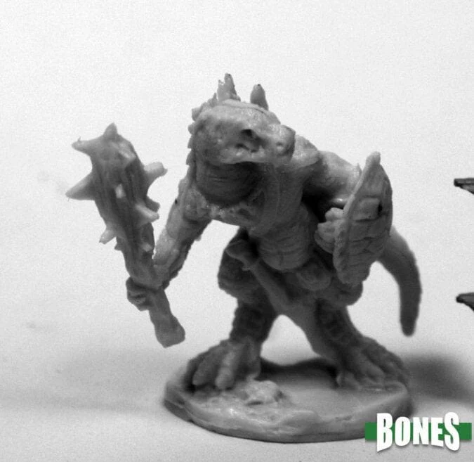 Lizardman w/ Club and Shield - Image 2