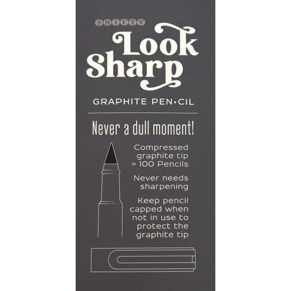 Look Sharp – Graphite Pen•cil – Gray