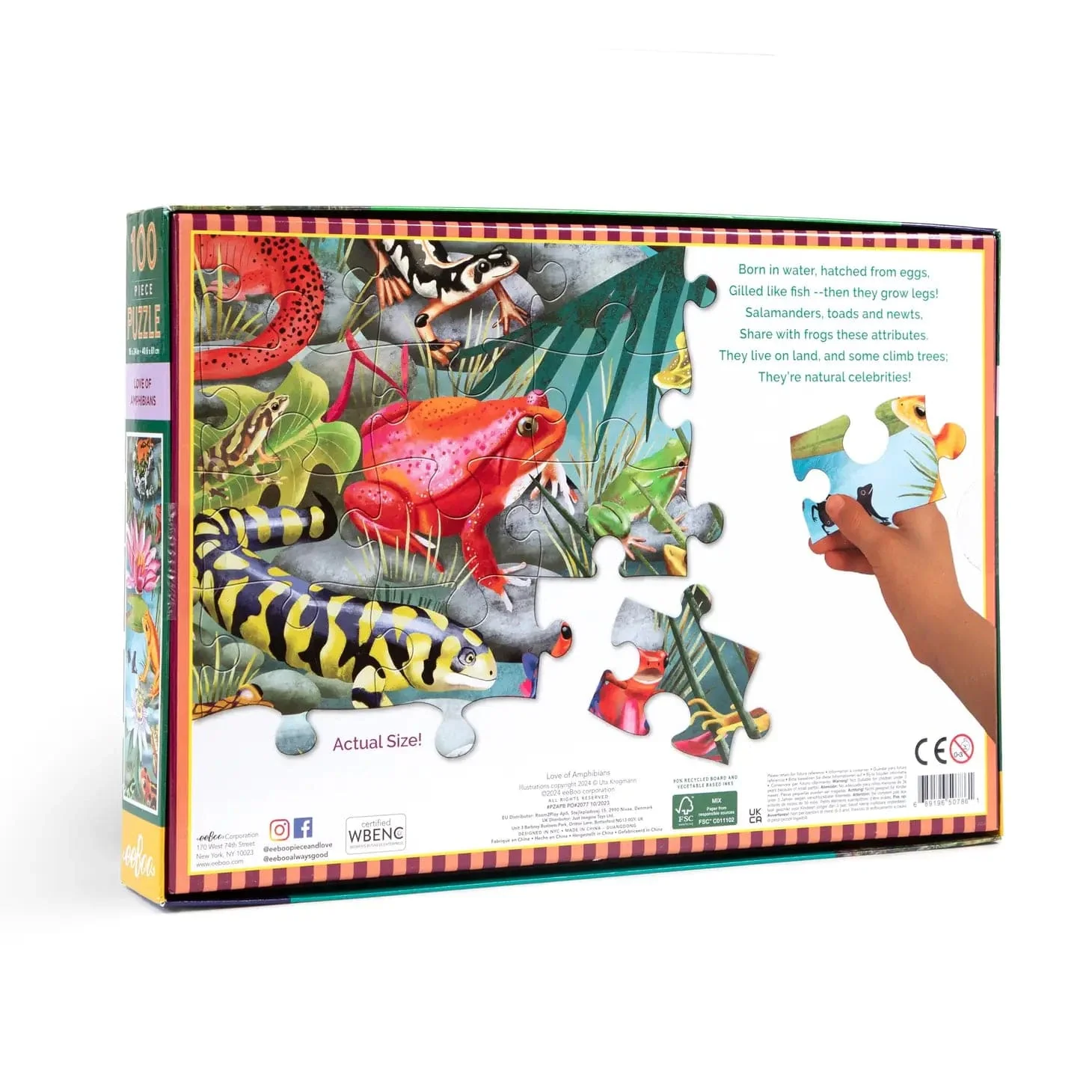 Love of Amphibians 100 Piece Puzzle - Image 2