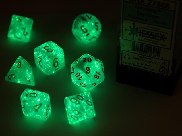 Luminary™ Polyhedral Sky/silver 7-Die Set - Image 2