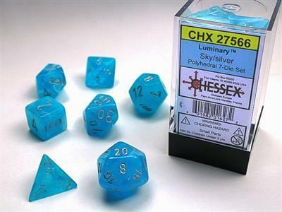 Luminary™ Polyhedral Sky/silver 7-Die Set - Image 4