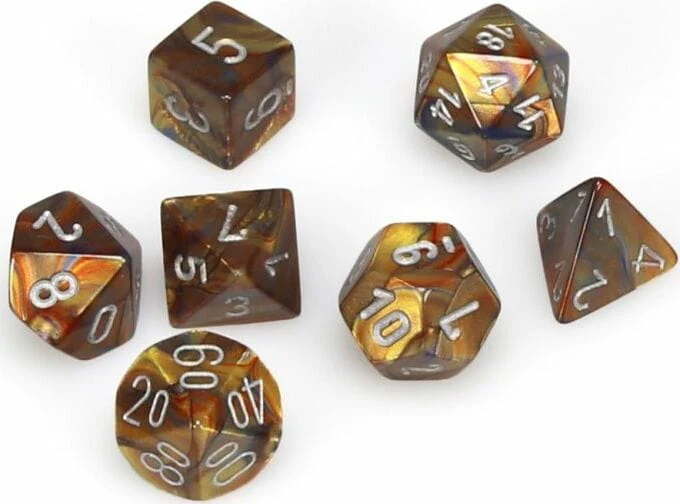 Lustrous® Polyhedral Gold/silver 7-Die Set - Image 3
