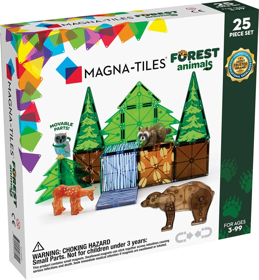 Magna-Tiles Forest Animals 25 Piece Set - Image 7