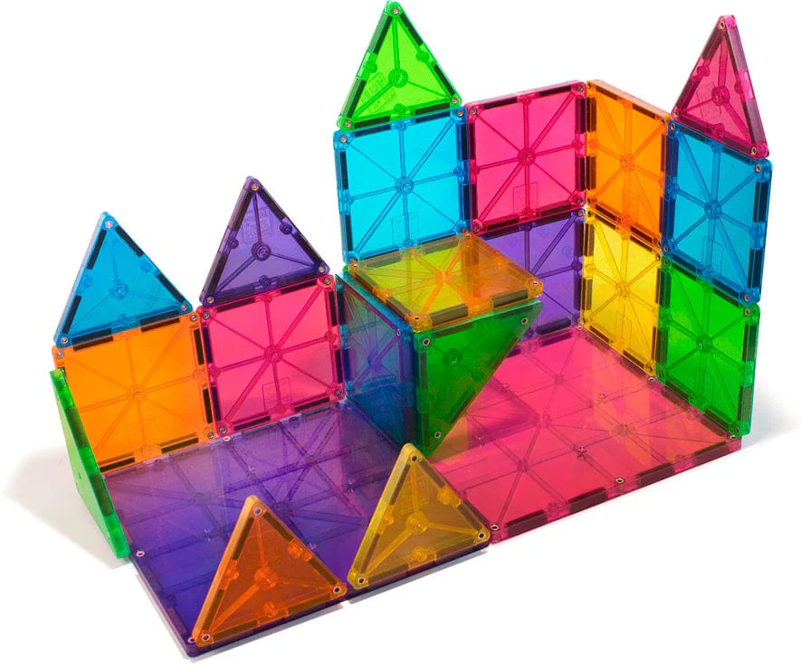 Magna-Tiles Clear Colors 32 Piece Set - Image 2