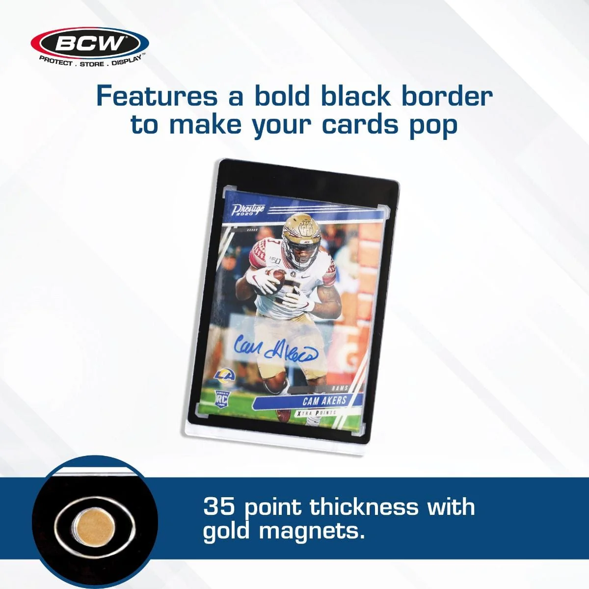 Magnetic Card Holder - 35 PT. Black Border - Image 3