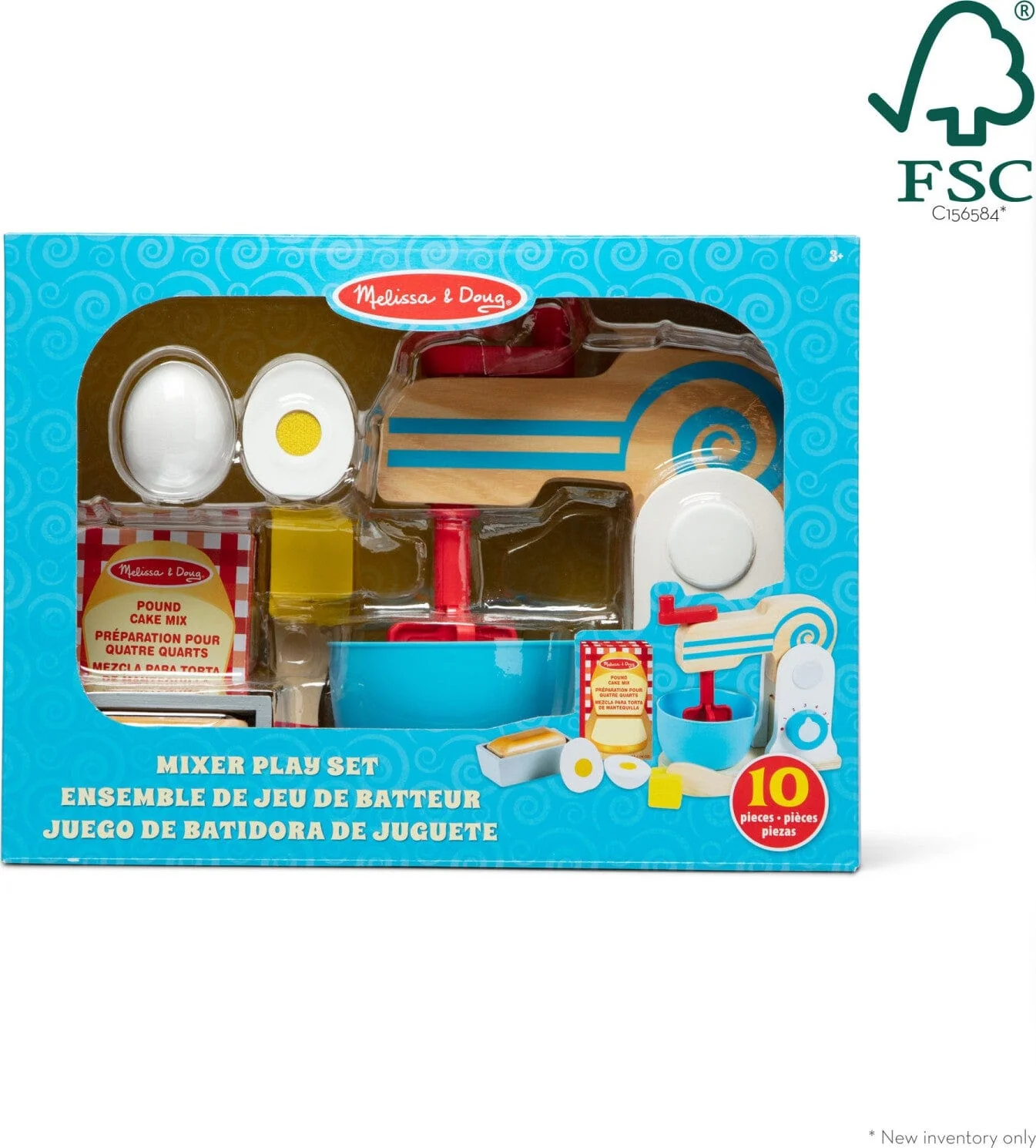 Make-a-Cake Wooden Mixer Set - Image 3
