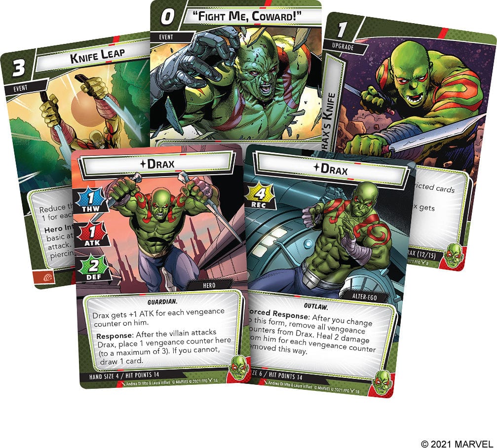 Marvel Champions: Drax Character Pack - Image 3