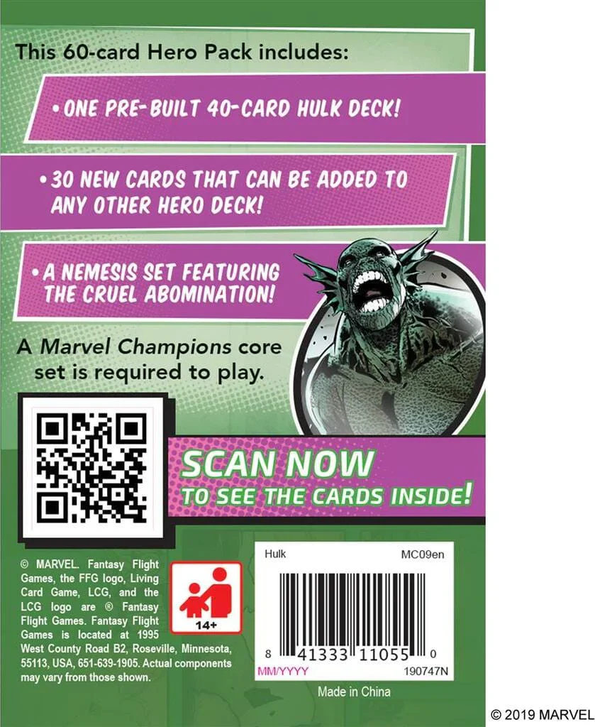 Marvel Champions LCG: Hulk Hero Pack - Image 3