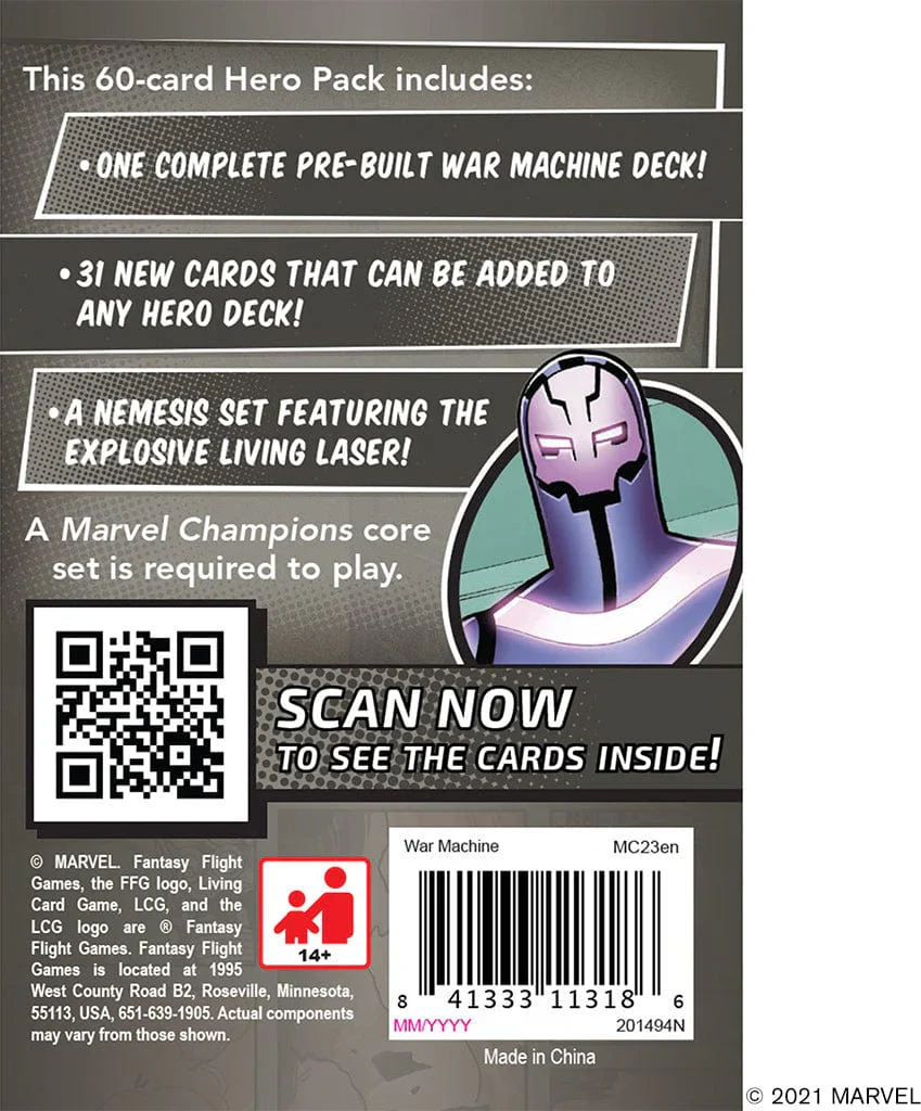 Marvel Champions: War Machine Hero Pack - Image 2