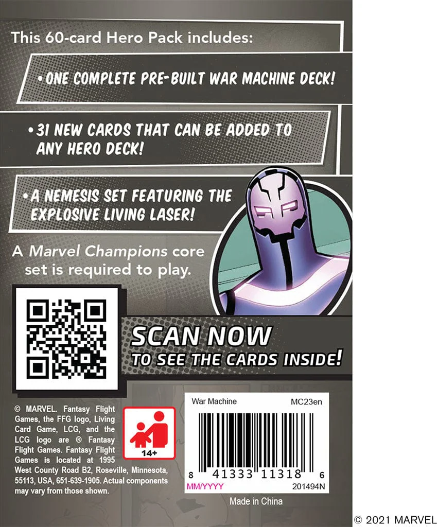 Marvel Champions: War Machine Hero Pack - Image 4