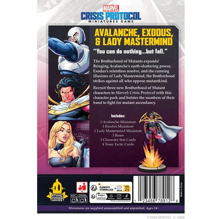 Marvel: Crisis Protocol - Avalanche, Exodus & Lady Mastermind - Image 3