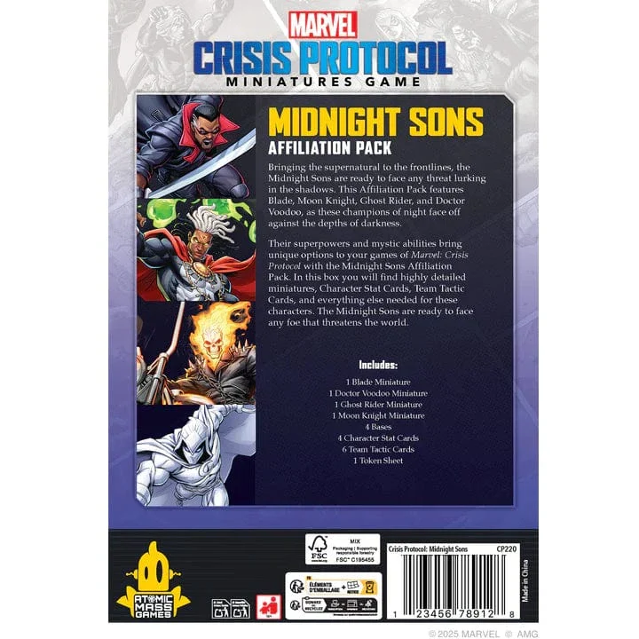 Marvel: Crisis Protocol - Midnight Sons Affiliation Pack - Image 2