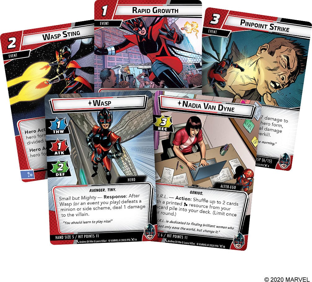 Marvel Champions Wasp Hero Pack - Image 4