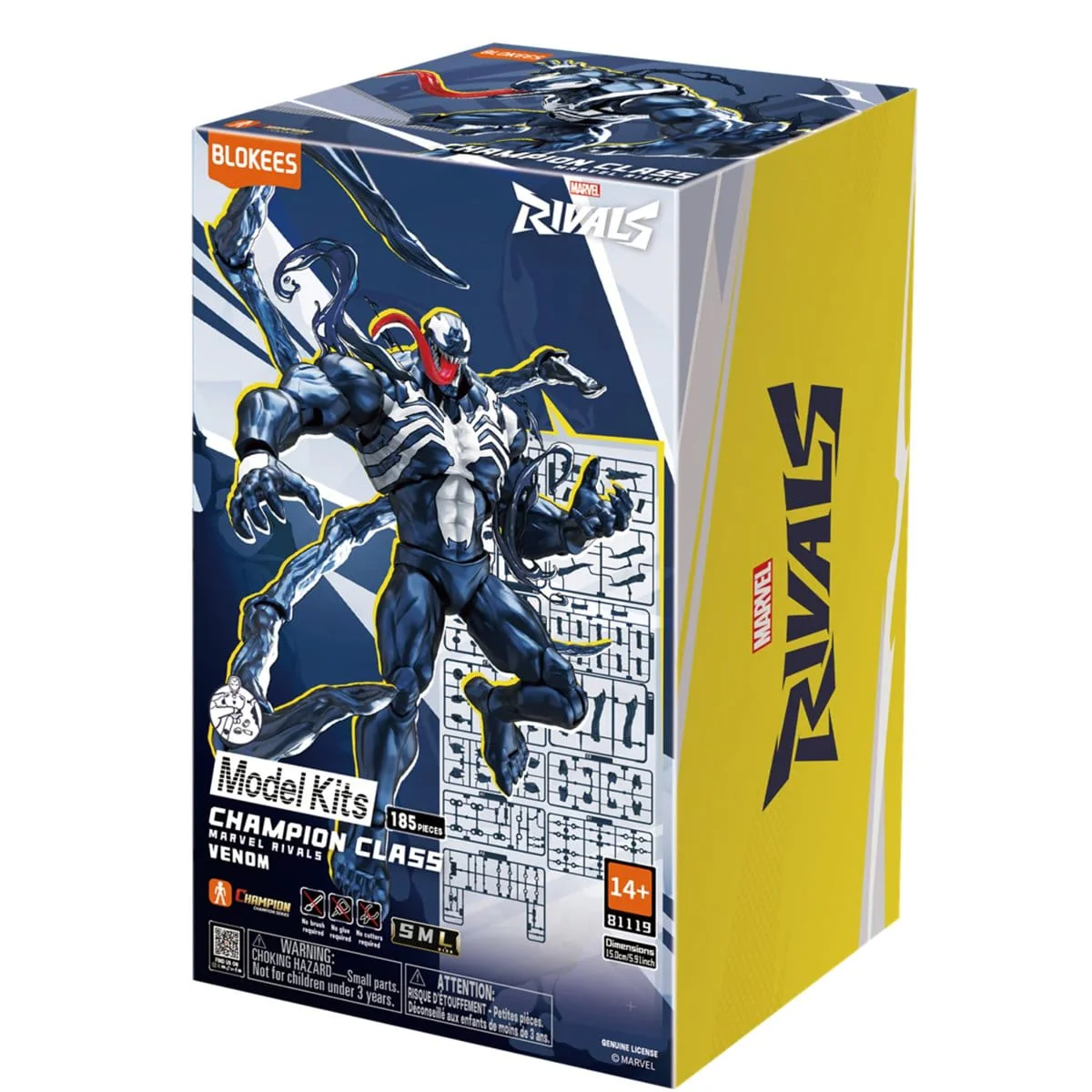 Blokees Marvel Rivals Venom Champion Class Model Kit - Image 4