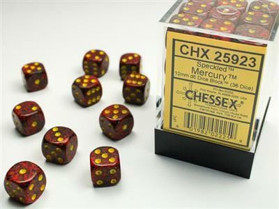Speckled® 12mm D6 Mercury™ Dice Block™ (36 dice) - Image 5