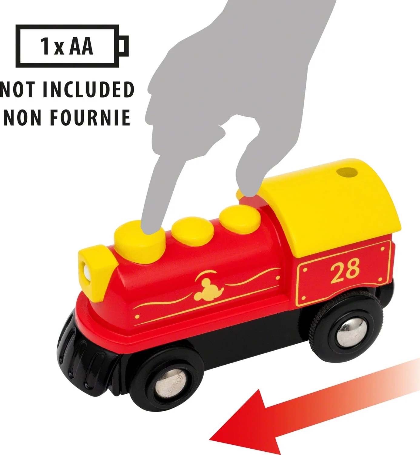 BRIO Mickey Mouse Battery Train - Image 3