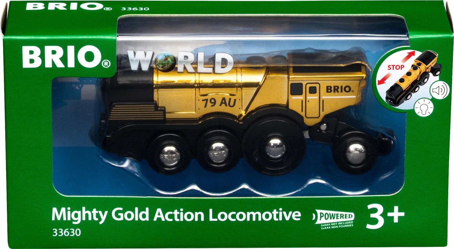 BRIO Mighty Golden Action Locomotive - Image 5