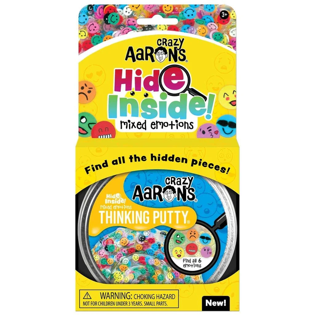 Mixed Emotions Hide Inside Thinking Putty 4" Tin