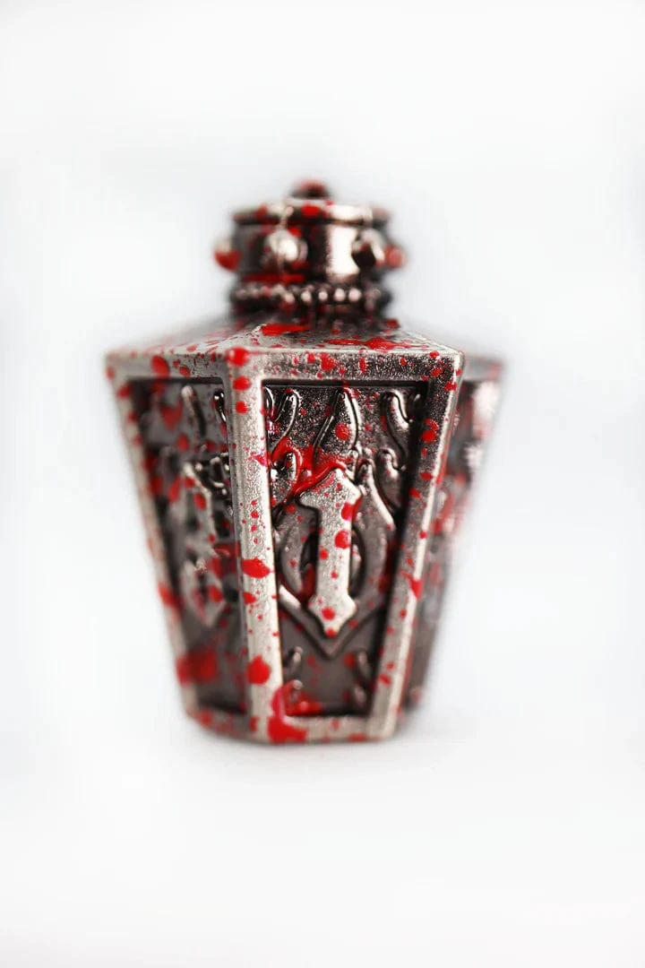 MOONLIT LANTERN: BLOOD SPLATTER - METAL RPG DICE SET - Image 2